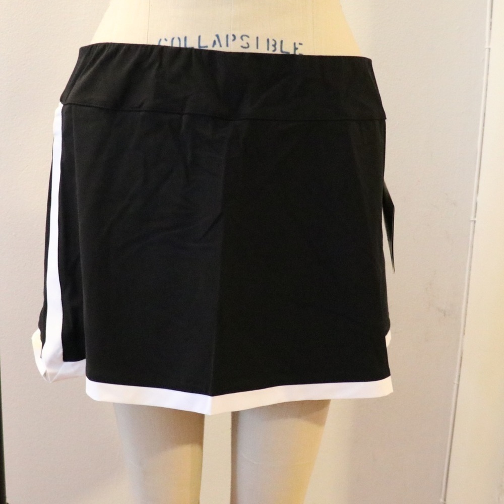 NEW Fila Black/Blue/White Platinum Active Y2K Tennis Skort Size Large